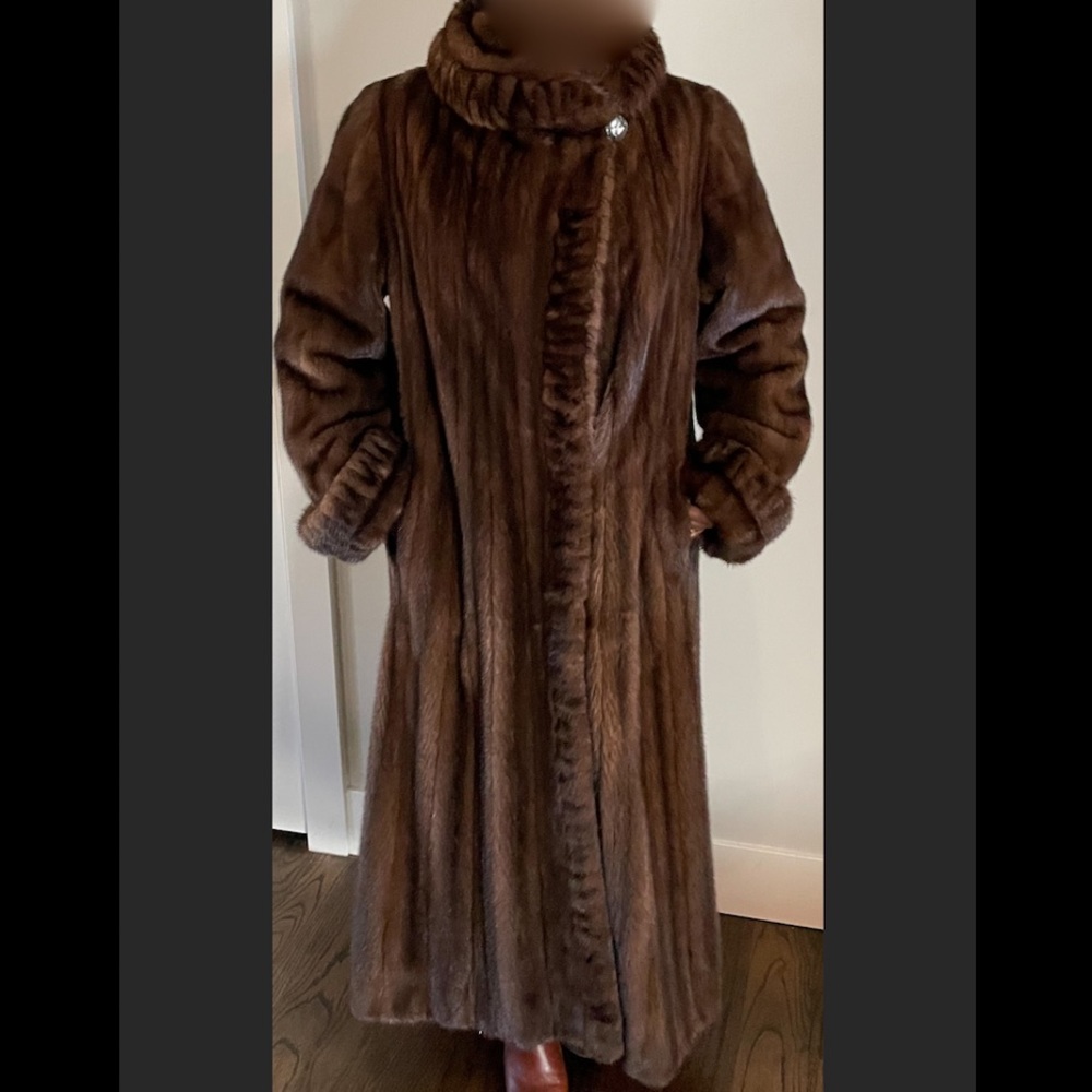 Genuine Mink Fur Coat